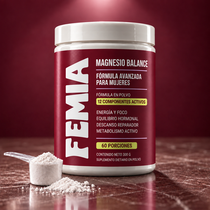 FEMIA® Balance — Complejo de Magnesio 12 en 1 para Mujeres