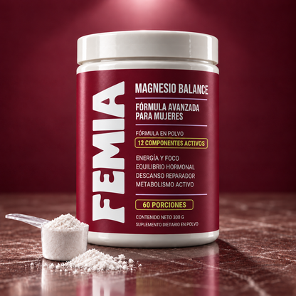 FEMIA® Balance — Complejo de Magnesio 12 en 1 para Mujeres